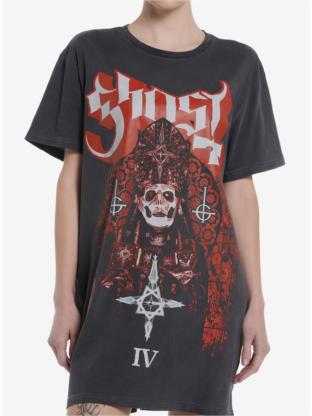 Hottopic Ghost Tshirt Dress